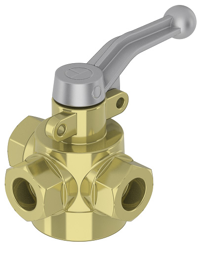 3-way FB Diverter/Mixer Plug Valve - PLV103